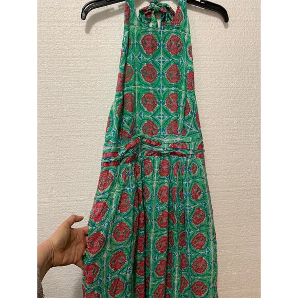 Banjanan Printed Capri Maxi Dress w/ Pockets XL NWT - Picture 7 of 14